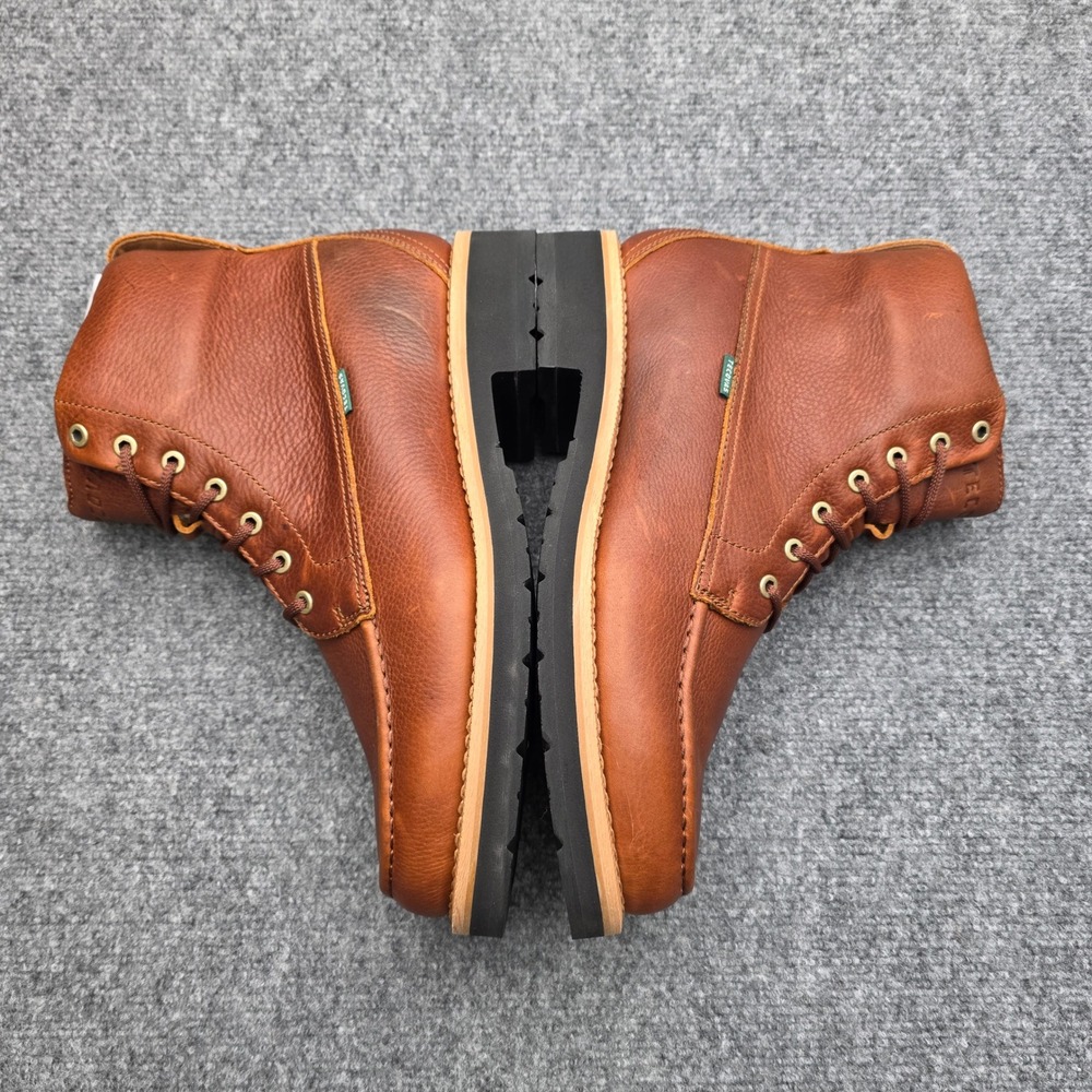 Tecovas The Rugged Moc Boots Saddle WP Cowhide Men's 11 D Brown Leather - Picture 6 of 9